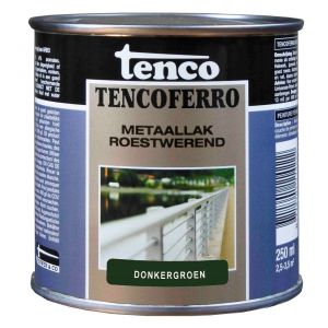 Tencoferro roestwerende ijzerverf 408 donkergroen 0,25 L blik - Y40710178 - afbeelding 1