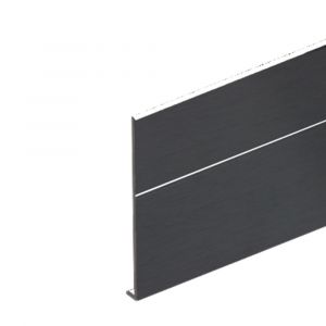 Ellen beschermingsplaat Elegance Protection Plate zwart geborsteld 1030 mm - A51010309 - afbeelding 1