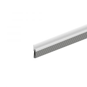 Ellen tochtprofiel dorpelprofiel met borstel aluminium IBS-39 100 cm - H51010109 - afbeelding 1