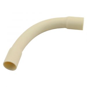 Pipelife bocht PVC slagvast diameter 5/8 inch crème set 5 stuks - Y50401018 - afbeelding 1