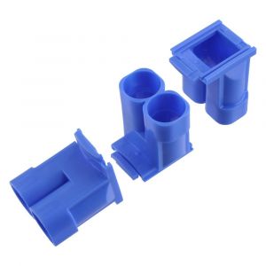 Haf spruitstuk multi 2x diameter 5/8-3/4 inch blauw set 3 stuks - H50401007 - afbeelding 1
