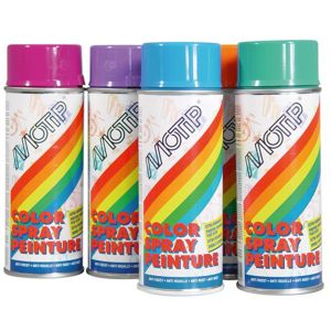 MoTip Colourspray lakspray dekkend hoogglans RAL 1015 ivoor wit 400 ml - Y50703208 - afbeelding 1
