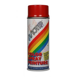 MoTip Colourspray lakspray dekkend hoogglans RAL 3002 karmijnrood 400 ml - H50703218 - afbeelding 1