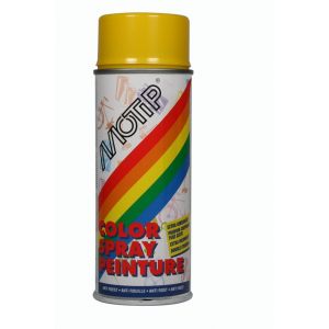 MoTip Colourspray lakspray dekkend hoogglans RAL 1004 goudgeel 400 ml - Y50703206 - afbeelding 1