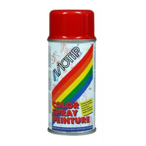 MoTip Colourspray lakspray dekkend hoogglans RAL 3000 vuurrood 150 ml - Y50703215 - afbeelding 1