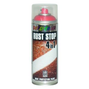 Dupli-Color roestbeschermingslak Rust Stop RAL 3000 vuurrood 400 ml - Y50702703 - afbeelding 1