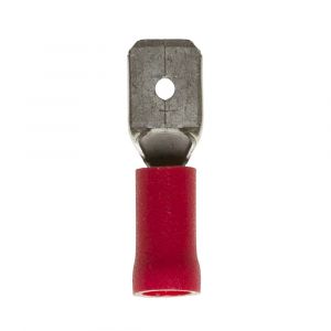 Deltafix kabelschoen man rood 6.3 mm doos 50 stuks - H21904279 - afbeelding 1