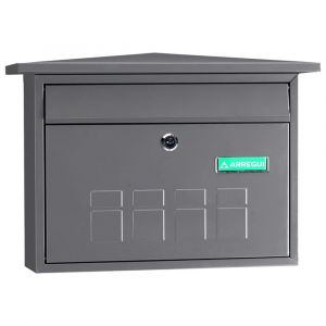 Talen Tools brievenbus zilvergrijs Deco - Y20500031 - afbeelding 1