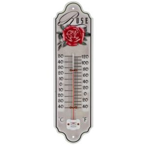 Talen Tools thermometer metaal Roos 28 cm - H20501656 - afbeelding 1