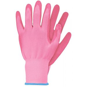 Talen Tools werkhandschoen latex roze maat S - Y20500143 - afbeelding 1