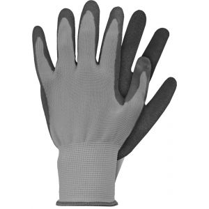 Talen Tools werkhandschoen latex grijs maat S - Y20500150 - afbeelding 1