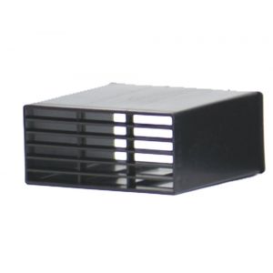 VVKplus 284 muurrooster zwart PP per stuk - H50001783 - afbeelding 1