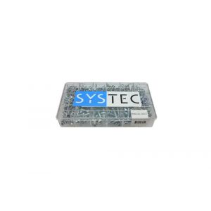 Systec assortimentsdoos 18-vaks plaatschroef staal verzinkt DIN 7983 - H51400058 - afbeelding 1