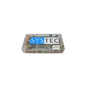 Systec assortimentsdoos 9-vaks speednut staal geel verzinkt - H51400072 - afbeelding 1