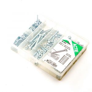 Homefix organizer 7-vaks metaalschroeven staal verzinkt cilinderkop CK SL met moer - H51400048 - afbeelding 1