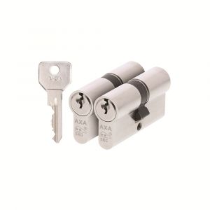 AXA dubbele veiligheidscilinder set 2 stuks gelijksluitend Security 30-30 - Y21600043 - afbeelding 1