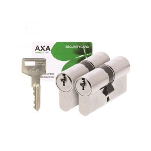 AXA dubbele veiligheidscilinder set 2 stuks gelijksluitend Ultimate Security 30-30 - A21600050 - afbeelding 1