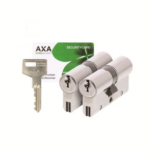 AXA dubbele veiligheidscilinder set 2 stuks gelijksluitend Xtreme Security 30-30 - Y21600125 - afbeelding 1