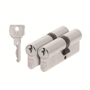 AXA dubbele veiligheidscilinder set 2 stuks gelijksluitend Security verlengd 35-45 - Y21600047 - afbeelding 1