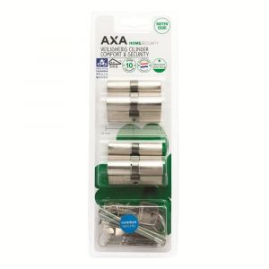 AXA dubbele veiligheidscilinder set 4 stuks gelijksluitend Comfort Security 30-30 - A21600114 - afbeelding 1