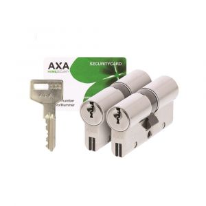 AXA dubbele veiligheidscilinder set 2 stuks gelijksluitend Xtreme Security 30-30 - Y21600126 - afbeelding 1