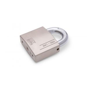Dulimex DX HSPRO 50 O SE hangslot DX PRO-line SKG* 50 mm verschillend sluitend open beugel 3 sleutels en security card zilver - Y30204142 - afbeelding 1
