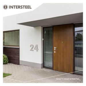 Intersteel Living 4021 Hausnummer 1 XL Höhe 30 cm Edelstahl gebürstet - D26009262 - afbeelding 3