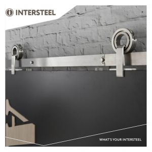 Intersteel Living 4501 Schiebetürsystem 200 cm Modern Top Edelstahl gebürstet - D26008790 - afbeelding 3