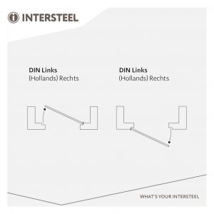 Intersteel Essentials 4626 Stift-Türband DIN-links Edelstahl gebürstet - D26000047 - afbeelding 3