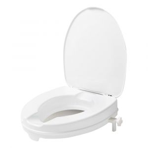 SecuCare toiletverhoger met klep 6 cm hoog maximaal klep verwijderbaar 225 kg - H50750290 - afbeelding 1