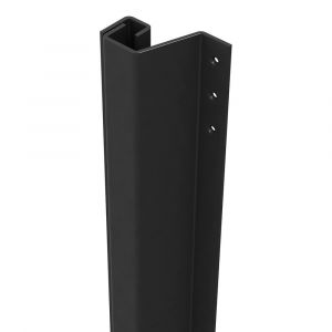 SecuStrip Plus achterdeur buitendraaiend terugligging 14-20 mm L 2300 mm RAL 7021 zwart grijs fijn structuur - H50750059 - afbeelding 1