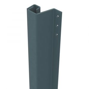 SecuStrip Plus anti inbraakstrip buitendraaiend achterdeur terugligging 7-13 mm nieuwbouwlengte L 2300 mm RAL 7012 basalt grijs - A50750051 - afbeelding 1