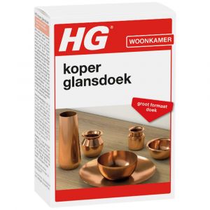 HG koper glansdoek 1 stuk - Y51600079 - afbeelding 1