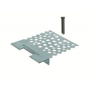 GB 10120 RB randbekisting spijkerplaat 117x126 mm 1,5 mm met spanhuls 8x70 mm SV - H18000801 - afbeelding 1