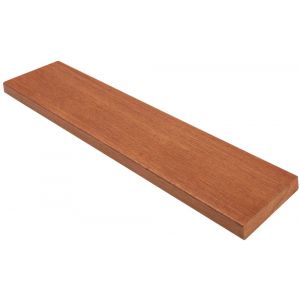 Hermeta 3007 zitbank zitdeel hout 90x25 mm meranti hardhout per meter - H20101350 - afbeelding 1
