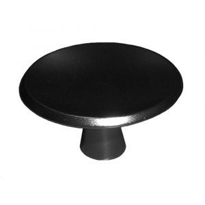 Hermeta 3751 meubelknop rond 30 mm met bout M4 zwart EAN sticker - Y20101514 - afbeelding 1