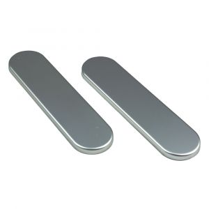 Ami 177/1 Klik kortschild aluminium geheel blind F1 - A10900524 - afbeelding 2