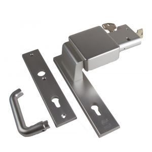 Ami VHB 251/50-100/90 veiligheids combinatie garnituur VHB 251/50 sleutelkluis rechts PC 72 F2 en PC 72 deurkruk 379 Rota deurdikte 38-42 mm - A10900798 - afbeelding 1