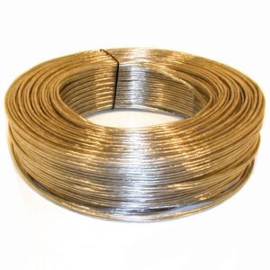 Besli snoer 2 aderig 2x0.75 mm2 rond transparant-zilver - Y51270040 - afbeelding 1