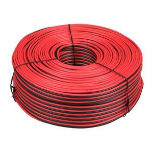 Besli luidsprekerkabel 2x0.35 mm2 rood-zwart - Y51270085 - afbeelding 1
