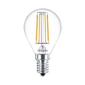 Philips LED kogellamp Classic LEDkogel 4 W-40 W 827 E14 Helder Fil Glas - Y51270241 - afbeelding 1