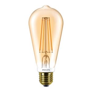 Philips LED gloeidraadlamp Classic LEDbulb Edison 7 W 825 E27 ST64 Gold Fil dim - Y51270209 - afbeelding 1