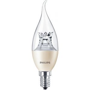 Philips LED kaarslamp Master LEDcandle 6W-40W E14 BA38 Cl dimtone extra warm wit - Y51270159 - afbeelding 1