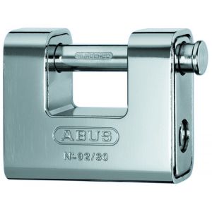 Abus hangslot Monobloc staal-messing 92/80 - A21700240 - afbeelding 1