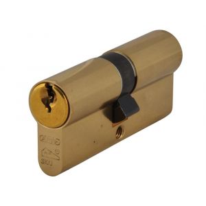 Abus veiligheids profielcilinder dubbel Polished Brass E60PB 45/55/1111 - A21700179 - afbeelding 1