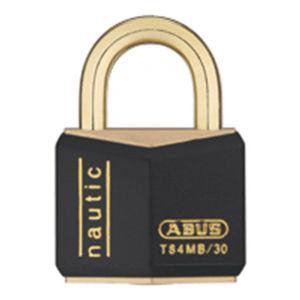 Abus messing cilinder hangslot zwart T84MB/20 C - Y21700611 - afbeelding 1