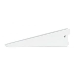 Vormann drager staal dubbel 1 haak 220 mm wit - A51000010 - afbeelding 1