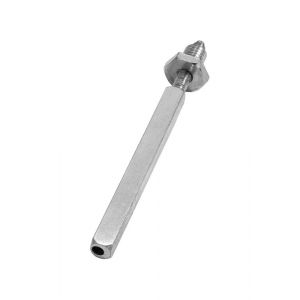 GPF bouwbeslag AG0075 wisselstift excentrisch vast-draaibaar M10x35 mm-8x8x100 mm voor deurdikte 56 mm - H21008004 - afbeelding 1