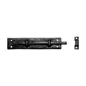 Kirkpatrick KP0830 BM smeedijzer zwart deurschuif met krul 101x32 mm - H21000115 - afbeelding 1