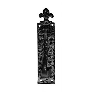 Kirkpatrick KP0832 smeedijzer zwart deurklopper/plaat 245x57 mm - A21000128 - afbeelding 1